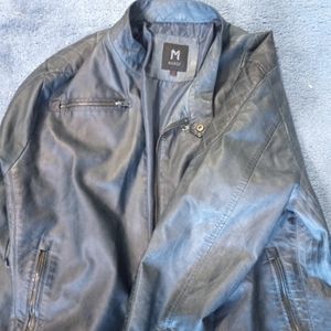 Blue Leather Jacket